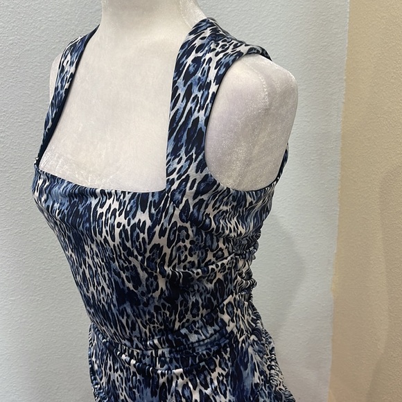 Blue leopard print cache size S - Picture 2 of 10